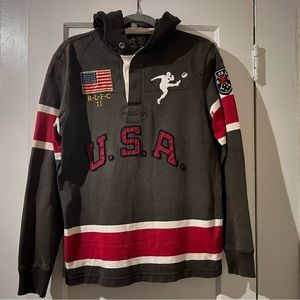 Rugby Ralph Lauren hoodie sweater USA Men Small